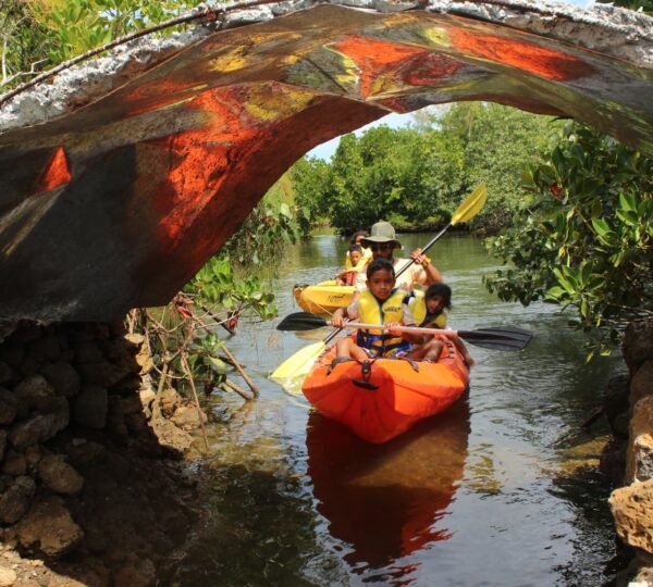 Kayaking Mahebourg bay